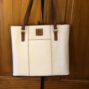 Dooney & Bourke White small Lexington Tote